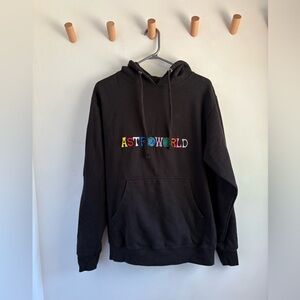 Black Astroworld WISH YOU WERE HERE Hoodie